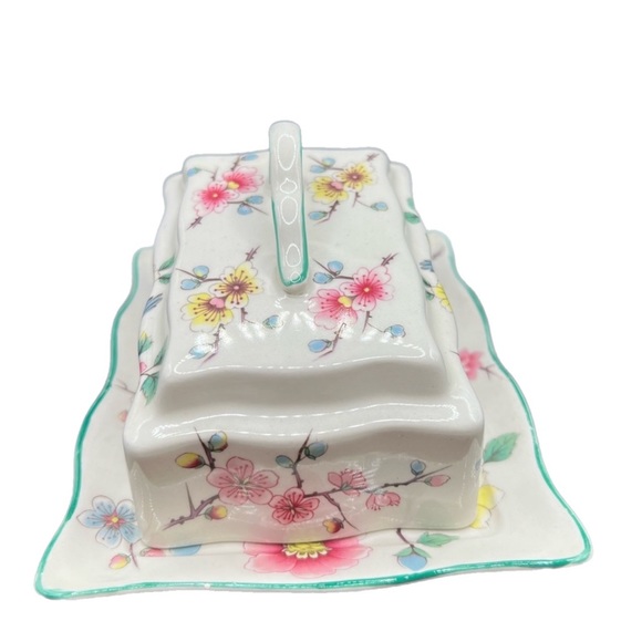 🍎OLD FOLEY Vintage Chesse Covered Dish🦜🌿 - Picture 2 of 7